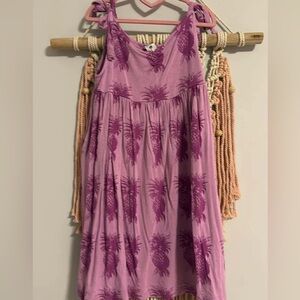 Kate Quinn Purple Pineapple Print Dress